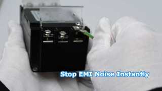 YBX Однофазный фильтр нового типа, пластиковый корпус, фильтр EMI/EMC с крышкой клеммной колодки, витрина
