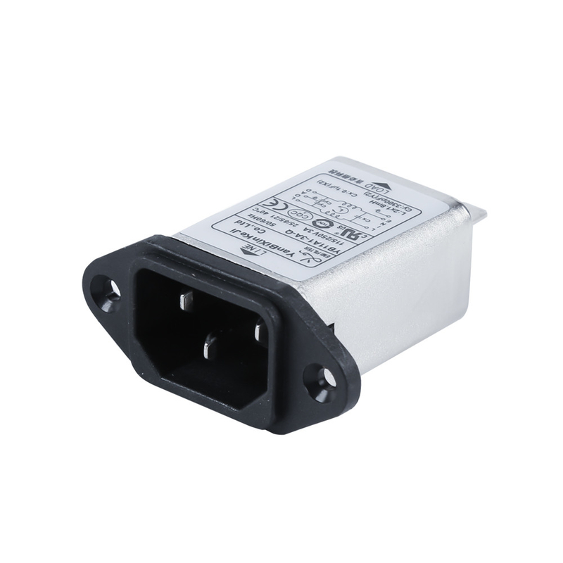Многофункциональные входные фильтры EMI 110V/250V 3A Розетка с малым током утечки Фильтр помех IEC